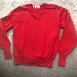 Slazenger Red V-Neck Sweater Classic‎ Knit